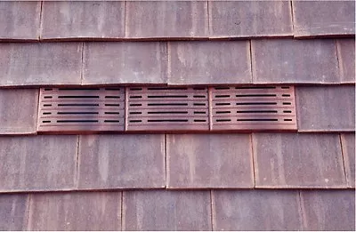 £64.99 • Buy Plain Tile Vent | Roof Ventilation For Concrete/Clay Plain Tiles | Smooth Finish