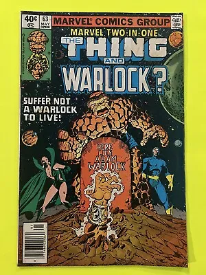 Marvel Two In One #63 - The Thing And Warlock? - May 1980 • $1