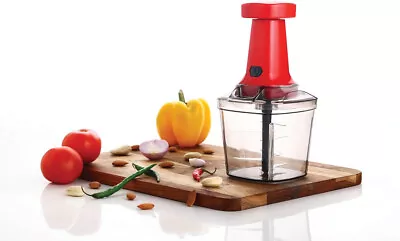 Manual Food Chopper – Manual Food Processor – Manual Vegetable Chopper With Vary • $11.99