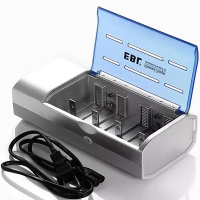 Universal Battery Charger For AA AAA C D 9V Ni-MH Ni-CD Rechargeable Batteries • $14.99