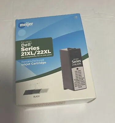 $9 • Buy Dell Series 21XL/22XL Black Ink Meijer Brand P513w, P713w, P715w,V313,V515w