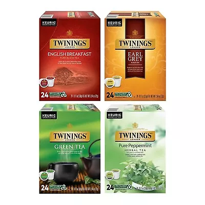 Twinings Variety Pack Tea Keurig K-Cup Pods 24 K-Cup Pods/Box TNA54192 • $98.38