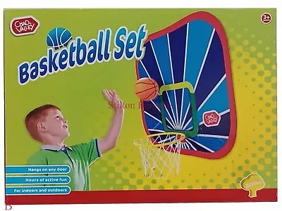 Chad Valley Pop Up Basketball Hoop - BNIB - Fabric Toddler Game • £10.99