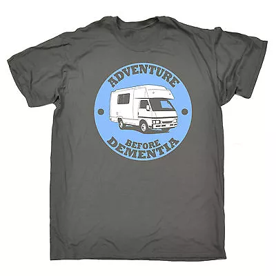 Adventure Before Dementia Caravan T-SHIRT Camper Tee Top Funny Birthday Gift • £14.95