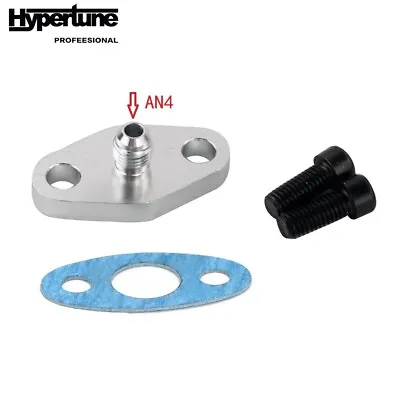 AN4 Turbo Oil Feed Inlet Flange Gasket Adapter Kit For T3T4T04BT04ET60T70 • $9.87