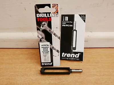 £35.89 • Buy Trend Pocket Hole Jig Plug Cutter 9.5mm Ph/pc/95