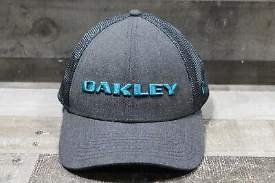 New Era 9Forty OAKLEY Strapback Mesh Cap Hat Adult Adjustable Gray Embroidered • $11.69