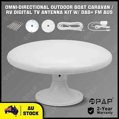 360° Omni Directional Antenna Caravan RV Boat Digital DVB TV Terrestrial DAB FM • $86