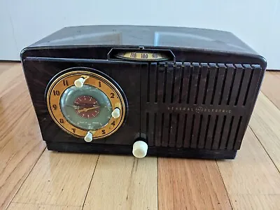 Vintage General Electric Tube Model 515F Radio Alarm Clock • $69.90