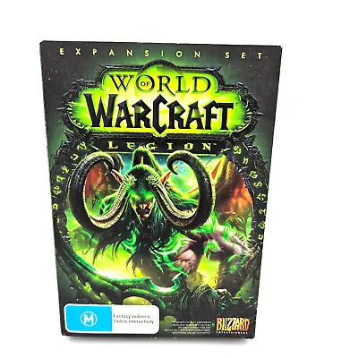 World Of Warcraft Legion Expansion Set PC Game Free Tracked Postage • $29.99