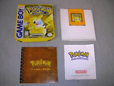 POKEMON YELLOW (Nintendo Game Boy GB) Complete CIB • $244.99