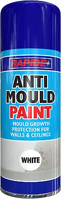 Anti Mould Spray Paint Walls Ceiling Protection Rapide Metal Wood 2693 Plastic N • £6.64