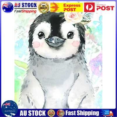 $11.09 • Buy DIY Picture Sets 5D Full Kit Diamond Round Drill Painting (VVV64 Penguin)