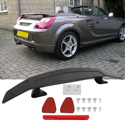 46  Rear Trunk Spoiler Wing Adjustable GT-Style Carbon For TOYOTA MR2 SPYDER • $99.09