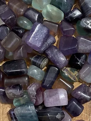 £2.49 • Buy Rainbow Fluorite Tumblestone : Clarity : Stability : Purity