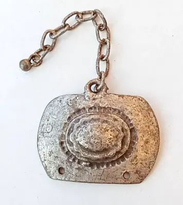 Antique Genuine Rare Ancient SILVER Decorated Viking Amulet Artifact Authentic • $35