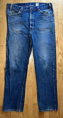 Vintage 90s Levis 505 Orange Tab Jeans Mens 38x32 Straight Leg Made In USA 1995 • $21.99