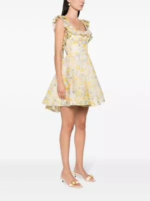 Zimmermann Natura  Mini Ruffled Dress  2024 AU1 • $400