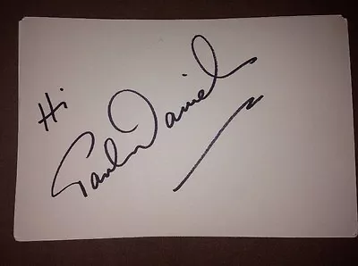 Paul Daniels Signed 6x4 White Card Tv Autograph Magician Performer • £49.99