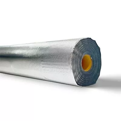 Silver DIAMOND Mylar Reflective Sheeting LUXX Film Roll Hydroponics 125mu • £89.55