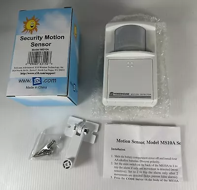 New In Box X10 Wireless Security Motion Sensor - Model MS10A • $12.96