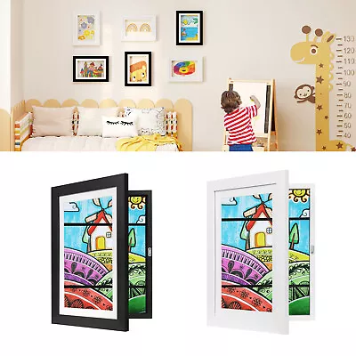 A4 Art Frames Photo Frame Drawing Portfolio Storage Kids Artwork Display Frame • £9.34