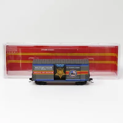 Micro-Trains 10100763 US Marine Corps Medal Of Honor Boxcar N Scale Freight Car • $27.16