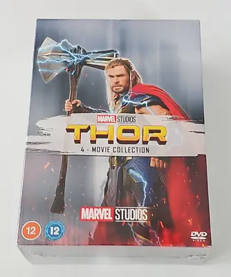 New 🔹 Marvel Studio - Thor : 4 Movie / Film Collection (DVD Box Set)  Sealed • £7.55
