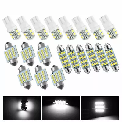 6000K LED Interior Lights Bulbs Kit Car Trunk Dome License Plate Lamps 20PCS Top • $4.98