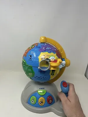 Vtech Fly And Learn Globe Interactive Educational Talking Kids Atlas Geography • $19.99
