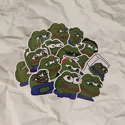 Pepe Meme Sticker / Sticker - 15 Piece - Easy Removable - PVC/Vinyl • $5.93