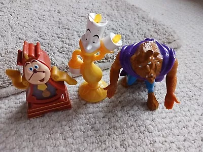 Vintage 90s Happy Meal Disney Beauty & The Beast McDonalds Toys - Used • £3.99