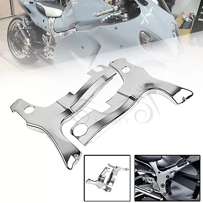 Chrome Frame Covers Fit For Suzuki Hayabusa 97-17 GSX1300R GSX1300RAZ GSX1300RX • $97.98