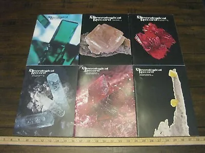 MINERALOGICAL RECORD MAGAZINE 1978  Vol 9 All 6 Issues Complete Mineralogy Mine • $34.95