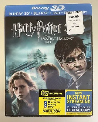 Harry Potter And The Deathly Hallows Part I 3D Blu-ray Disc Lenticular Slipcover • $14.99