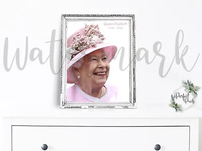 HM Queen Elizabeth Poster - Platinum Jubilee Prints - A4 - Wall Art • £5.99