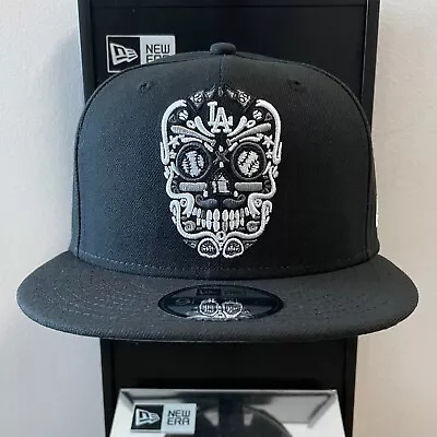 MLB- Sugar Skull Los Angeles Dodgers Day Of The Dead 9FIFTY Snapback New Era Cap • $40.50