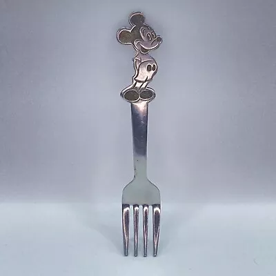 Vintage Mickey Mouse Child's Stainless Fork Walt Disney By Bonny Used • $14.99