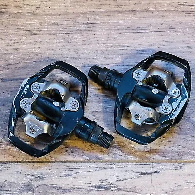 Shimano PD-M530 Mountain Bike Clipless Platform Pedals Black  • $44.99