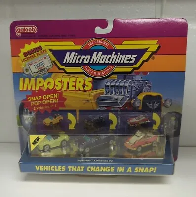  Vintage Micro Machines Imposters Collection #3 New Sealed Spyder Limo March • $91.44