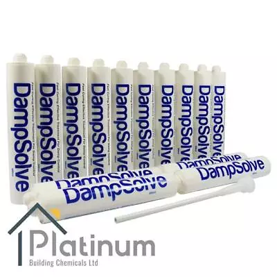 14 X DAMPSOLVE Damp Proof Injection Cream | DPC Course Rising Damp Treatment • £100.70