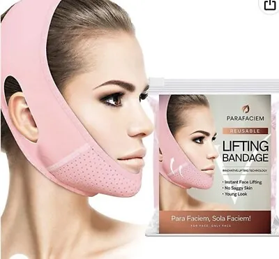 $9.99 • Buy Parafaciem Reusable V Line Lifting Mask Facial Slimming Strap - Double Chin Redu