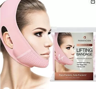 $9.99 • Buy Parafaciem Reusable V Line Lifting Mask Facial Slimming Strap - Double Chin Redu