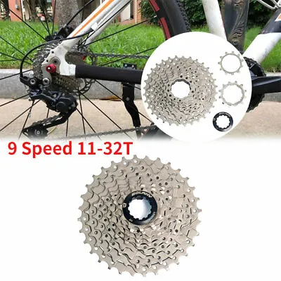 9 Speed MTB Bike Cassette Cogs 11-32T Sprocket For Mountain Bikes Road Bicycle • $22.99