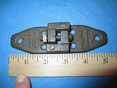 Antique W&L MFG Newark NJ - ICE BOX Hardware Cast Iron Door Hinge         C17 • $8