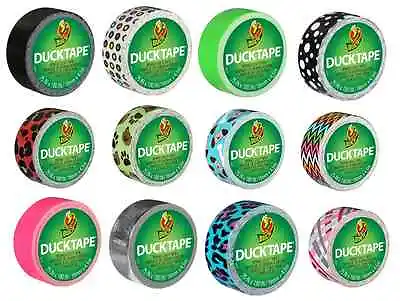 Duck Tape Mini DUCKLINGS Colours & Patterns Repair Craft Waterproof 19mm X 4.5M • £3.49