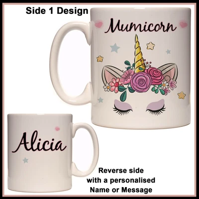 $18.50 • Buy Personalised Mumicorn Mug - Unicorn Face - Mothers Day, Birthday, Christmas Gift