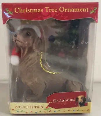 Christmas Tree Ornament Pet Collection Dachshund Ltd Edition NIB • $12.50