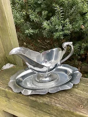 $19.99 • Buy Vintage Krome Kraft Farber Bros Gravy Boat With Matching Tray
