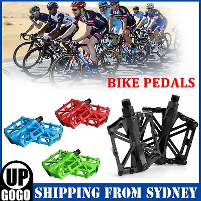 9/16 Inch Bicycle Pedals Mountain Road Bike Cycling Anti Slip Bearing Pedals AUS • $13.85